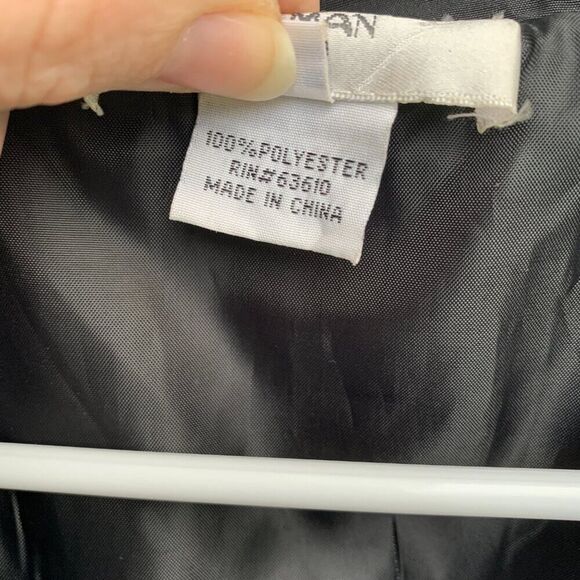 Dorman Black Blazer Floral Embroidery 3/4 Sleeve Special Event Women's Size XL - Picture 7 of 7